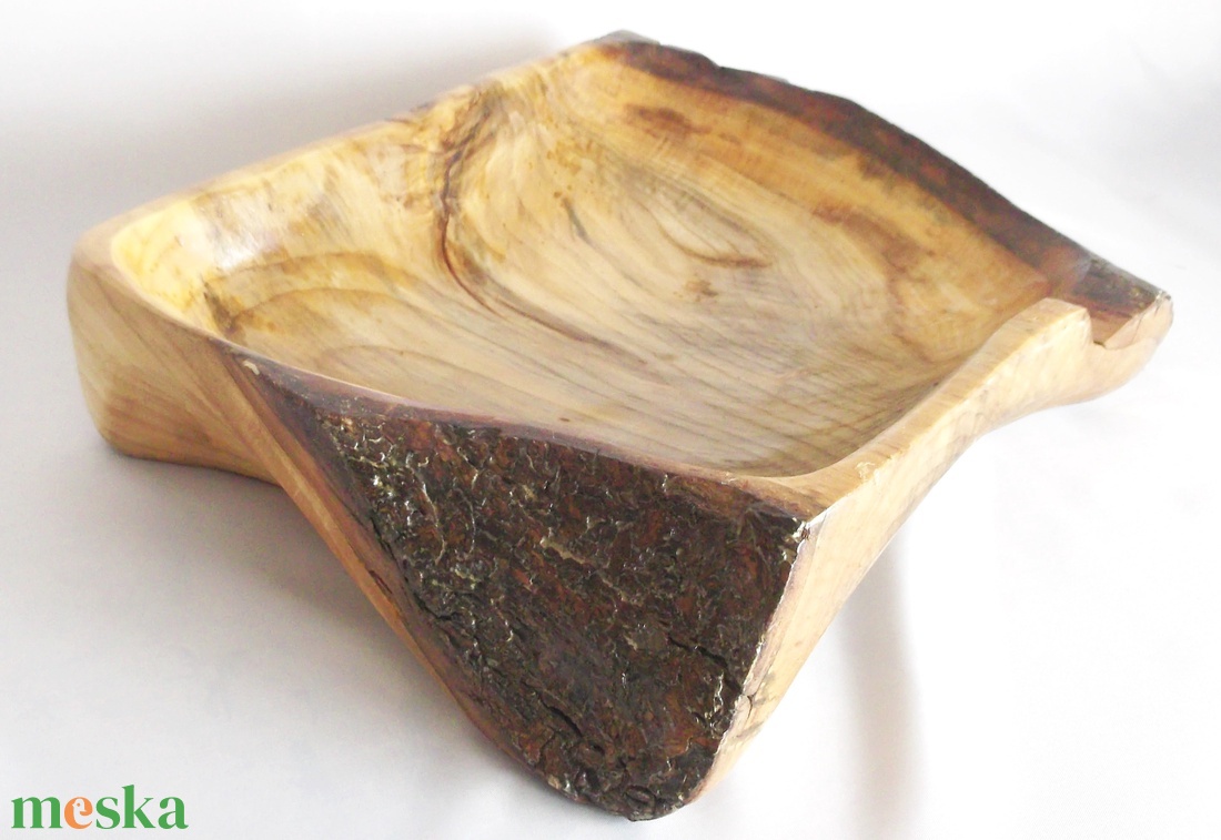 Mini vintage kert rusztikus fa kaspó ültető szobai fa tözs  - otthon & életmód - dekoráció - asztal és polc dekoráció - dekorációs tál, tartó - Meska.hu