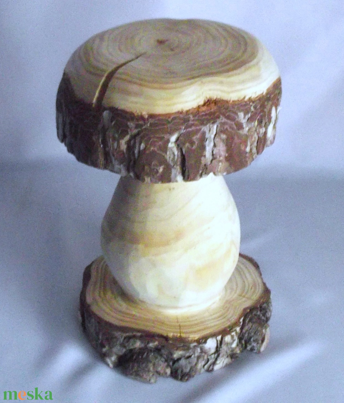 Fa Gomba rusztikus szék ülőke natúr fenyő  - otthon & életmód - dekoráció - asztal és polc dekoráció - dekorációs tál, tartó - Meska.hu