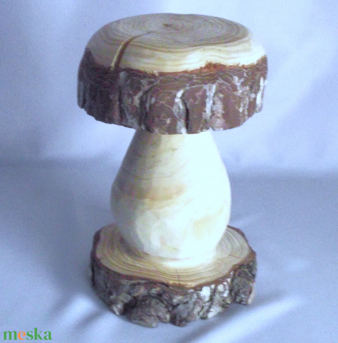 Fa Gomba rusztikus szék ülőke natúr fenyő  - otthon & életmód - dekoráció - asztal és polc dekoráció - dekorációs tál, tartó - Meska.hu