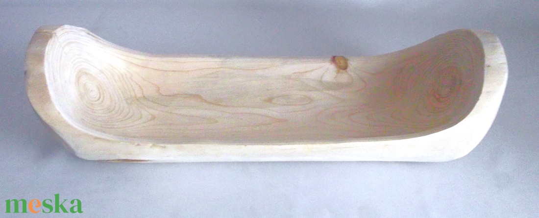  Rusztikus vintage fargott fatál   - ékszer - ékszertartó - ékszertartó tál - Meska.hu