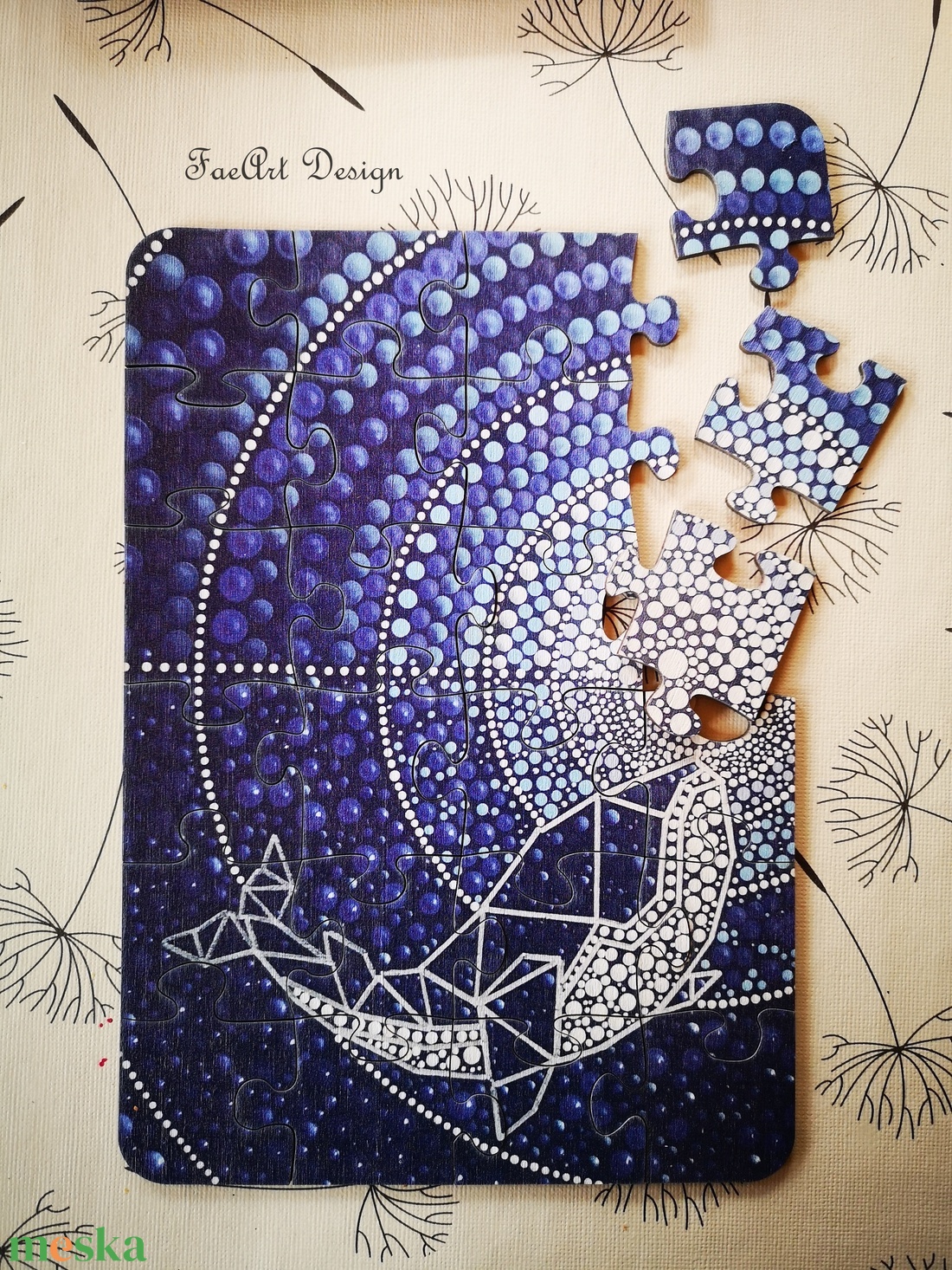 Flying Whale Puzzle - játék & sport - puzzle - hagyományos puzzle - Meska.hu