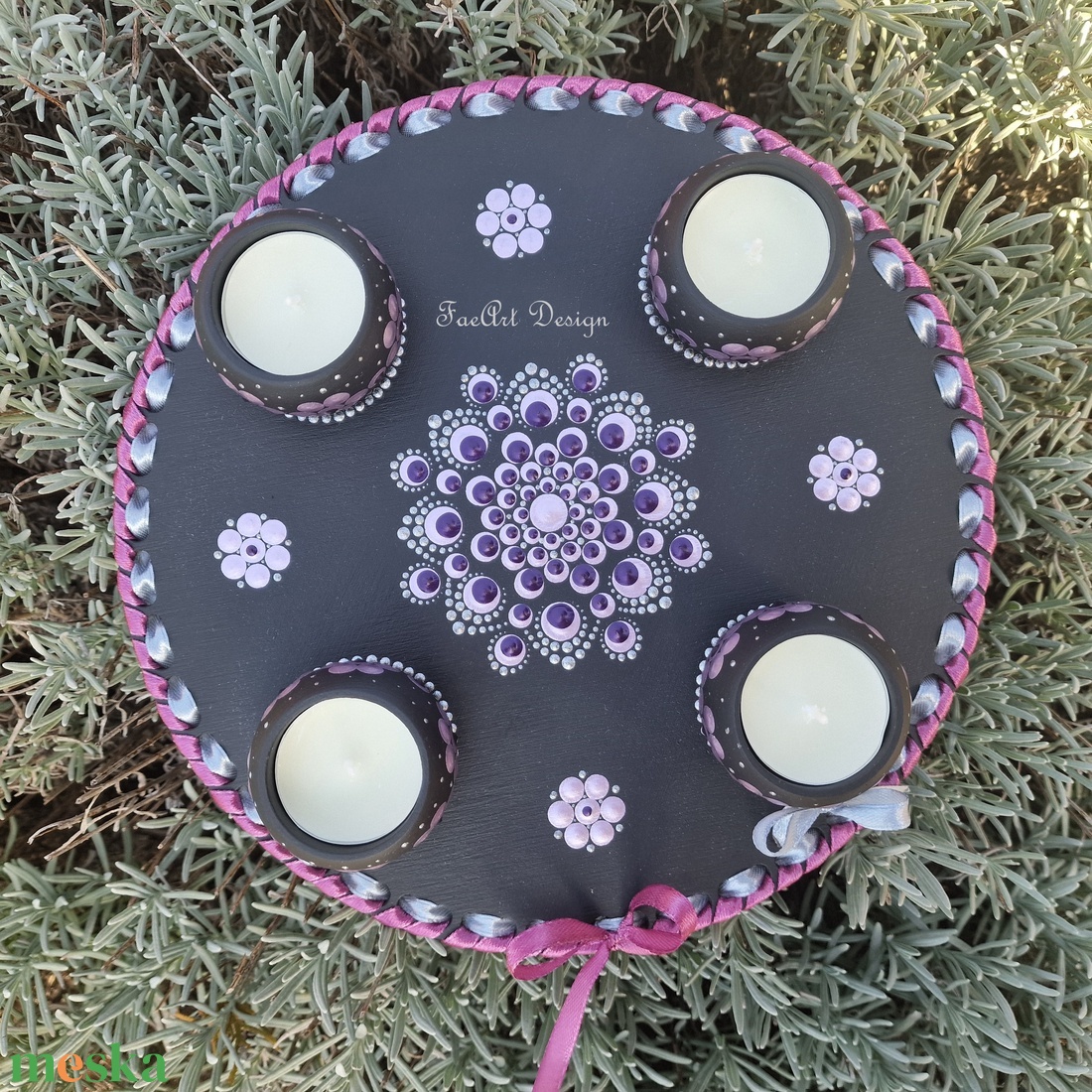 Pontfestett Adventi koszorú - karácsony - adventi díszek - adventi koszorú - Meska.hu Pontfestett Adventi koszorú - karácsony - adventi díszek - adventi koszorú - Meska.hu