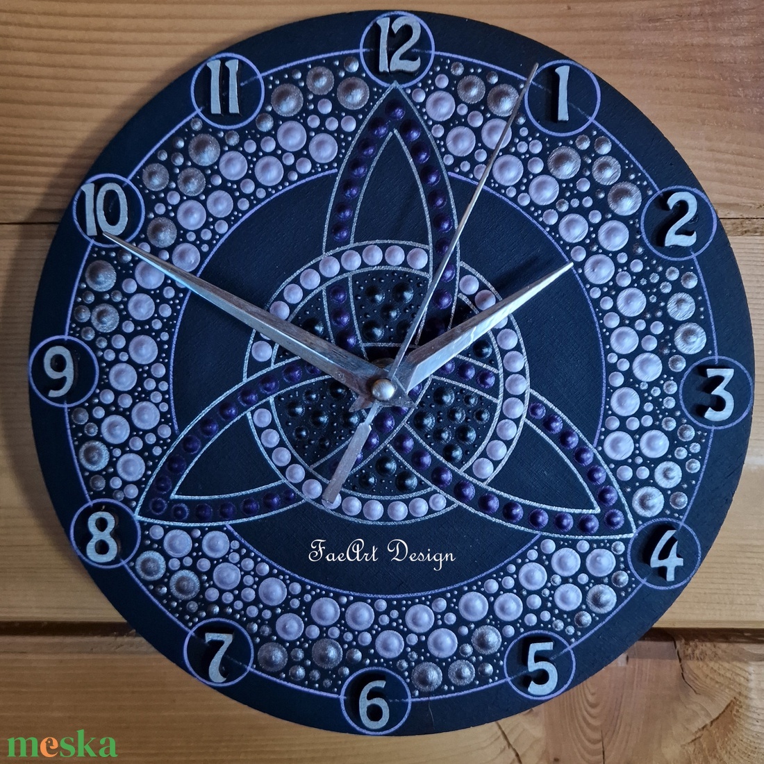Kelta mandala - óra - otthon & életmód - dekoráció - fali és függő dekoráció - falióra & óra - Meska.hu