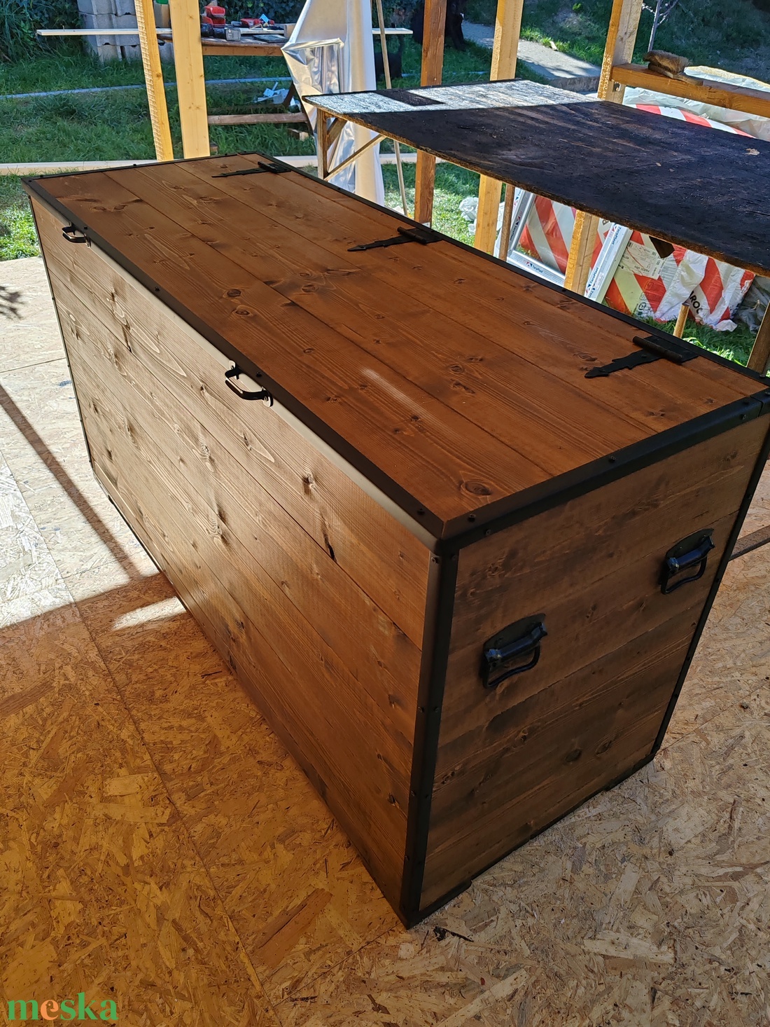 Óriás tároló láda, párnatartó - otthon & életmód - tárolás & rendszerezés - láda - Meska.hu