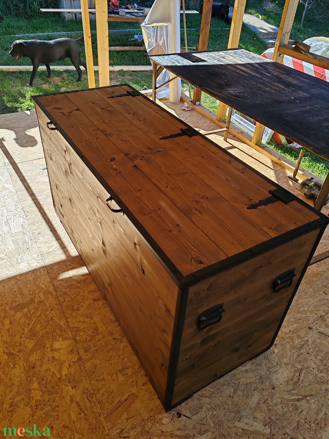 Óriás tároló láda, párnatartó - otthon & életmód - tárolás & rendszerezés - láda - Meska.hu