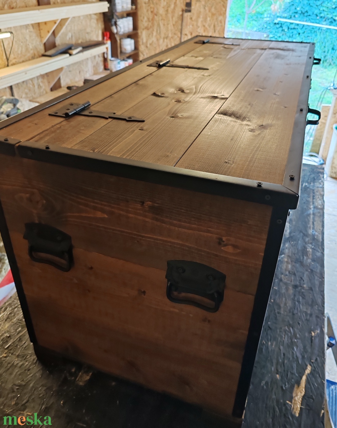 Nagyméretű, tároló láda, kincsesláda,  - otthon & életmód - bútor - más bútor - Meska.hu