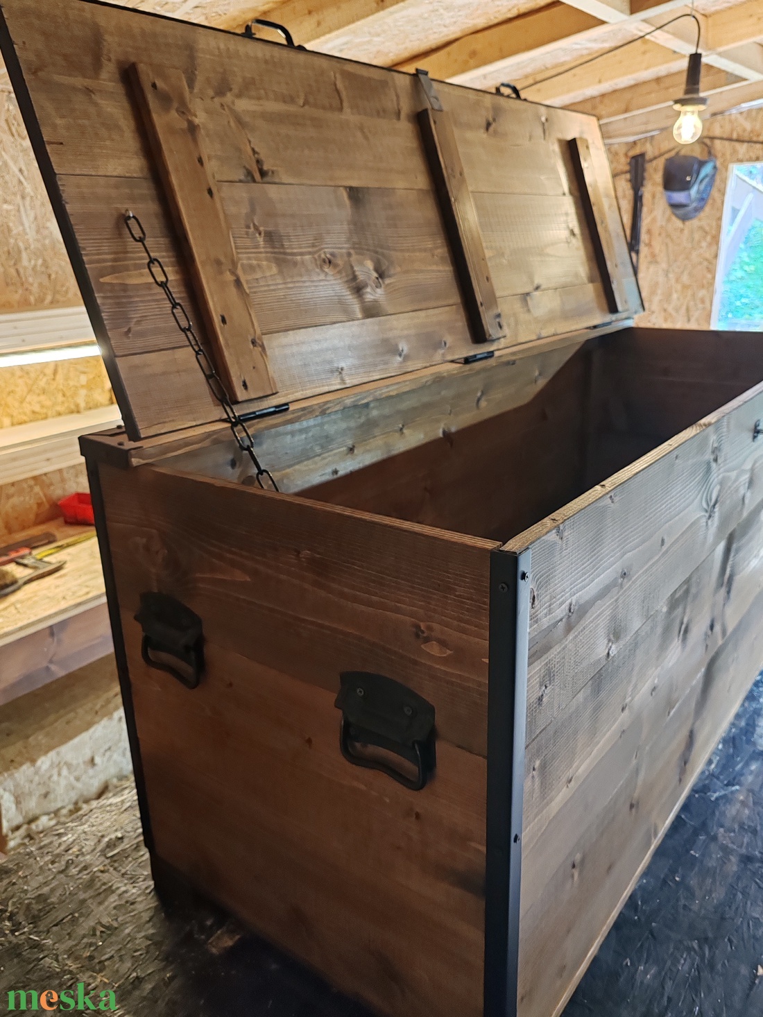 Nagyméretű, tároló láda, kincsesláda,  - otthon & életmód - bútor - más bútor - Meska.hu