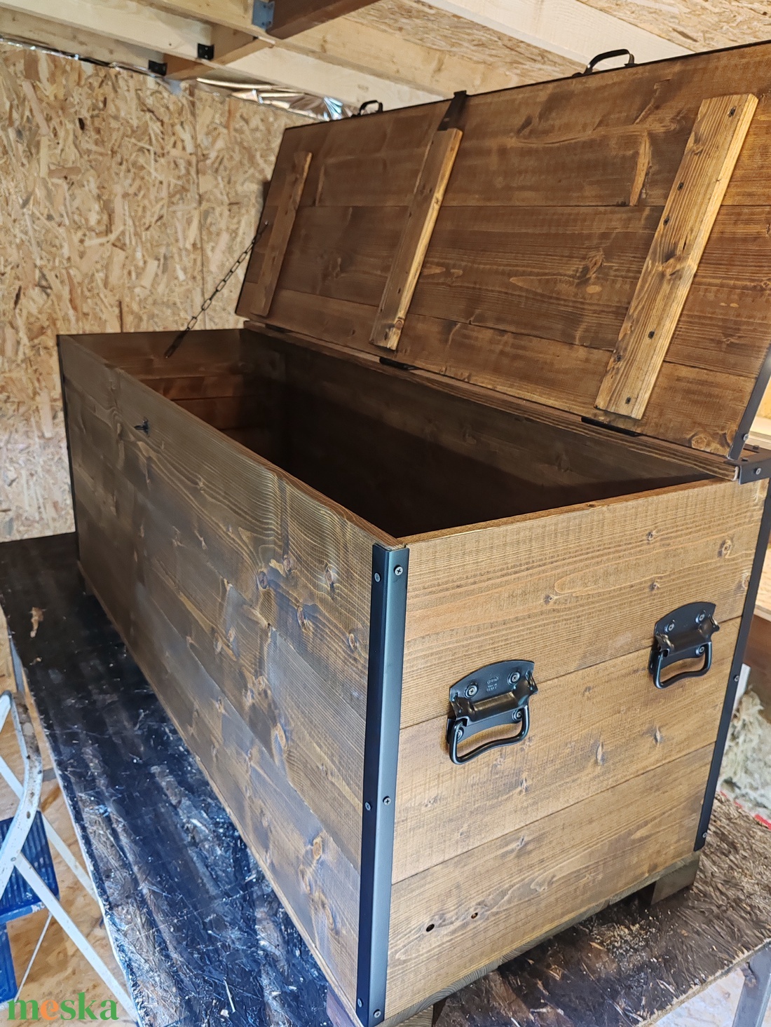 Nagyméretű, tároló láda, kincsesláda,  - otthon & életmód - bútor - más bútor - Meska.hu