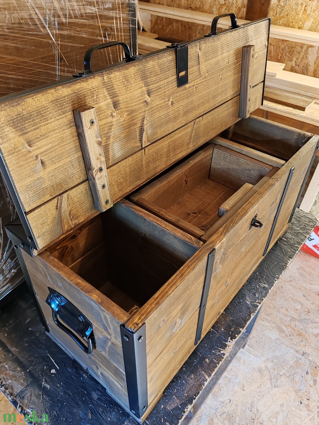 Tároló láda, kincsesláda  - otthon & életmód - tárolás & rendszerezés - láda - Meska.hu