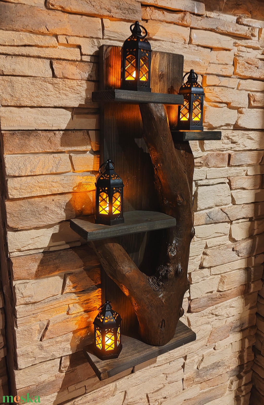 Egyedi fali mécsestartó - otthon & életmód - gyertya, illat, aroma - mécses és mécsestartó - Meska.hu