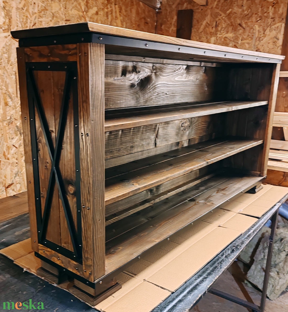 Nagyméretű Rusztikus polc - otthon & életmód - bútor - polc - Meska.hu Nagyméretű Rusztikus polc - otthon & életmód - bútor - polc - Meska.hu