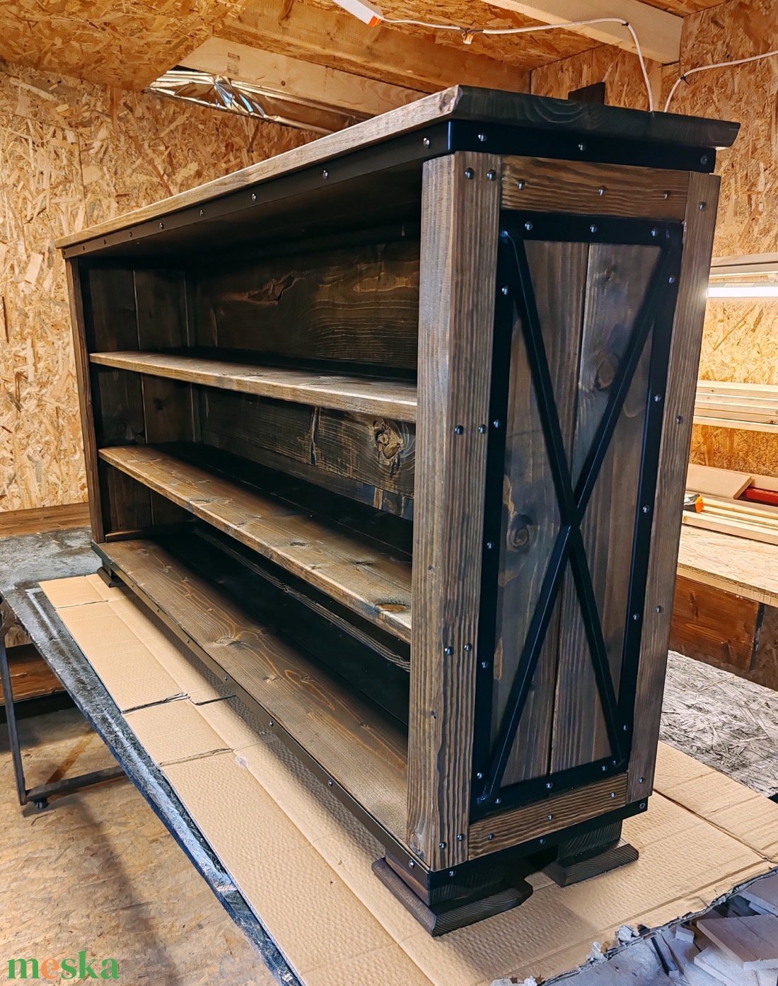 Nagyméretű Rusztikus polc - otthon & életmód - bútor - polc - Meska.hu Nagyméretű Rusztikus polc - otthon & életmód - bútor - polc - Meska.hu