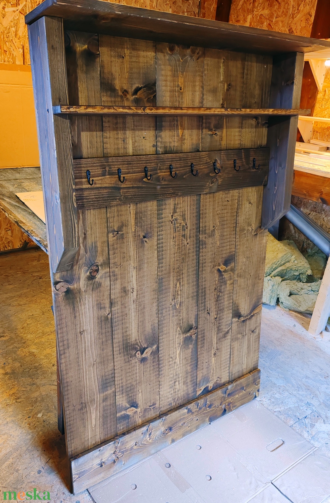 Rusztikus előszoba fal, fogas - otthon & életmód - bútor - fogas - Meska.hu