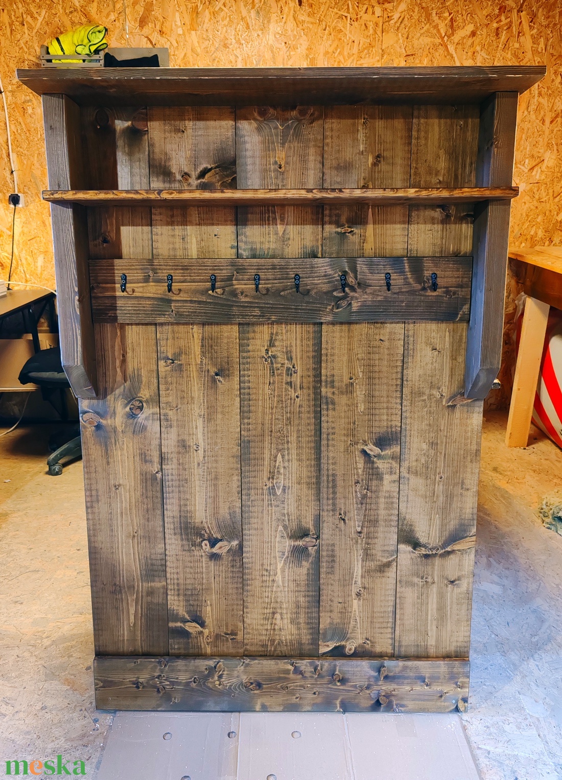 Rusztikus előszoba fal, fogas - otthon & életmód - bútor - fogas - Meska.hu