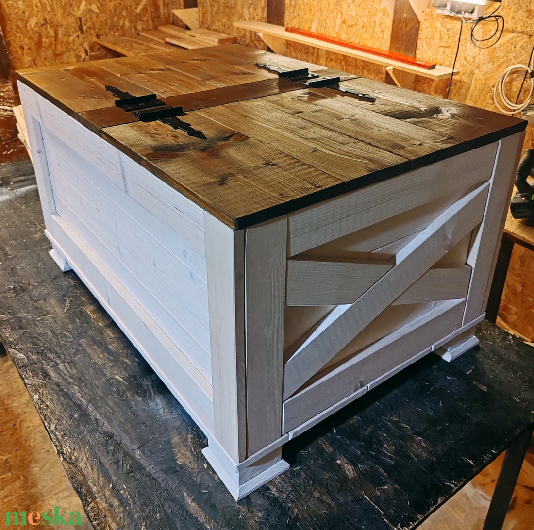 Rusztikus nappali asztal - otthon & életmód - bútor - asztal - Meska.hu