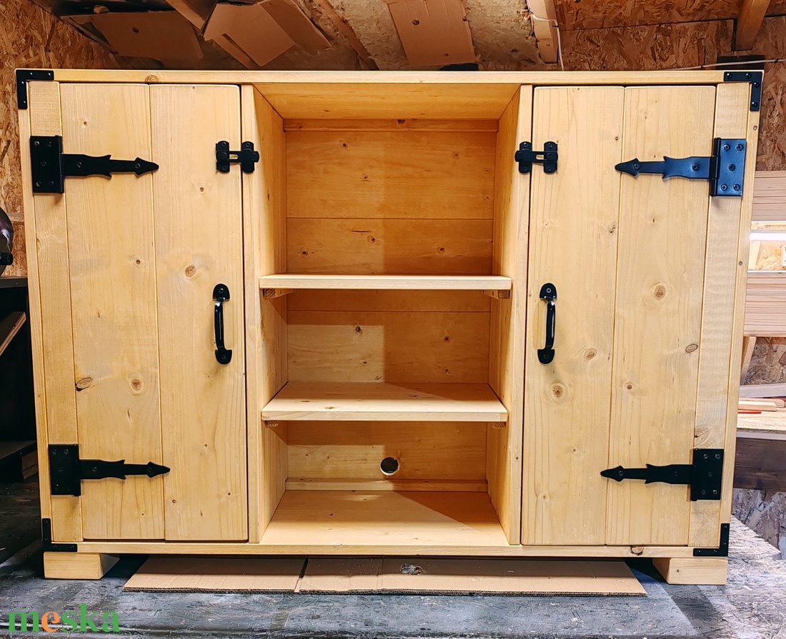 Rusztikus tv szekrény, komód - otthon & életmód - bútor - szekrény - Meska.hu