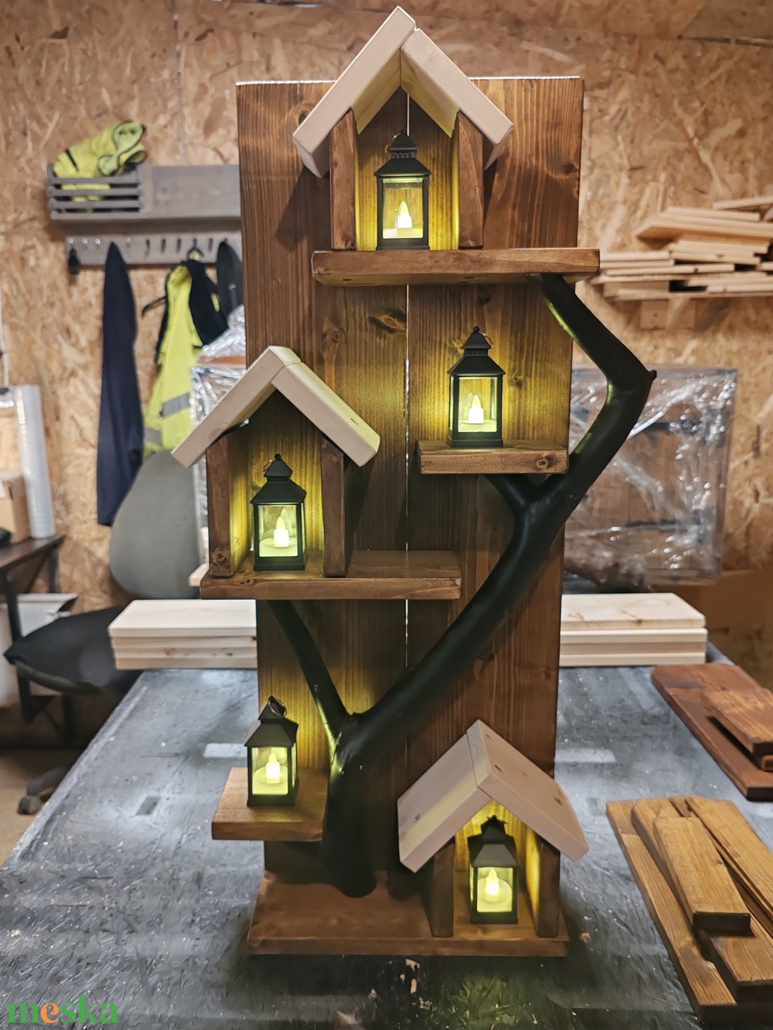 Egyedi fali mécsestartó, fali polc - otthon & életmód - gyertya, illat, aroma - mécses és mécsestartó - Meska.hu