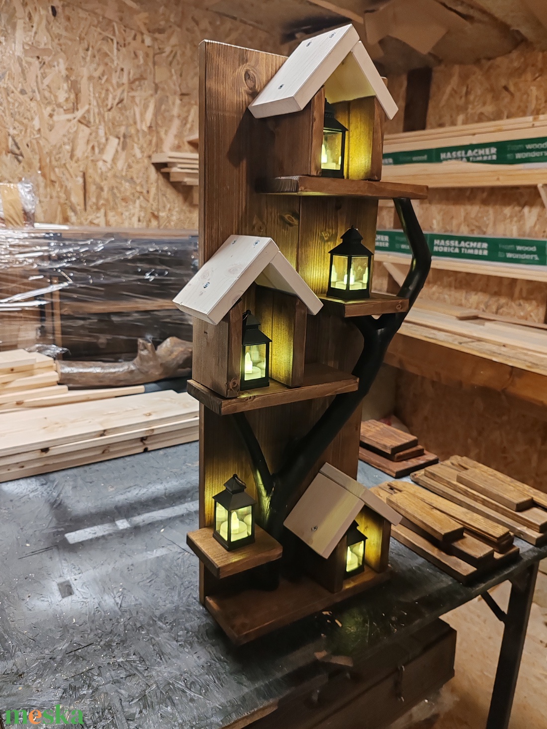 Egyedi fali mécsestartó, fali polc - otthon & életmód - gyertya, illat, aroma - mécses és mécsestartó - Meska.hu