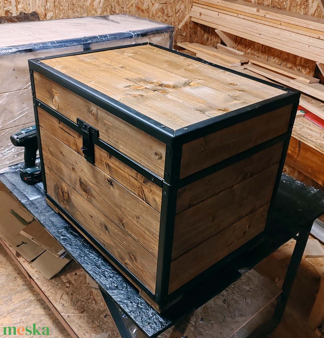 Minecraft kincses láda - otthon & életmód - tárolás & rendszerezés - láda - Meska.hu