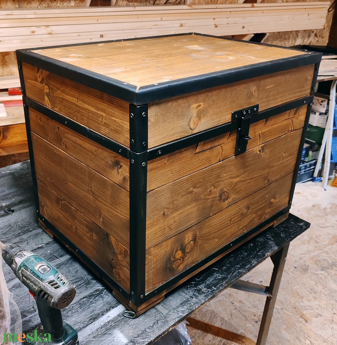 Minecraft kincses láda - otthon & életmód - tárolás & rendszerezés - láda - Meska.hu