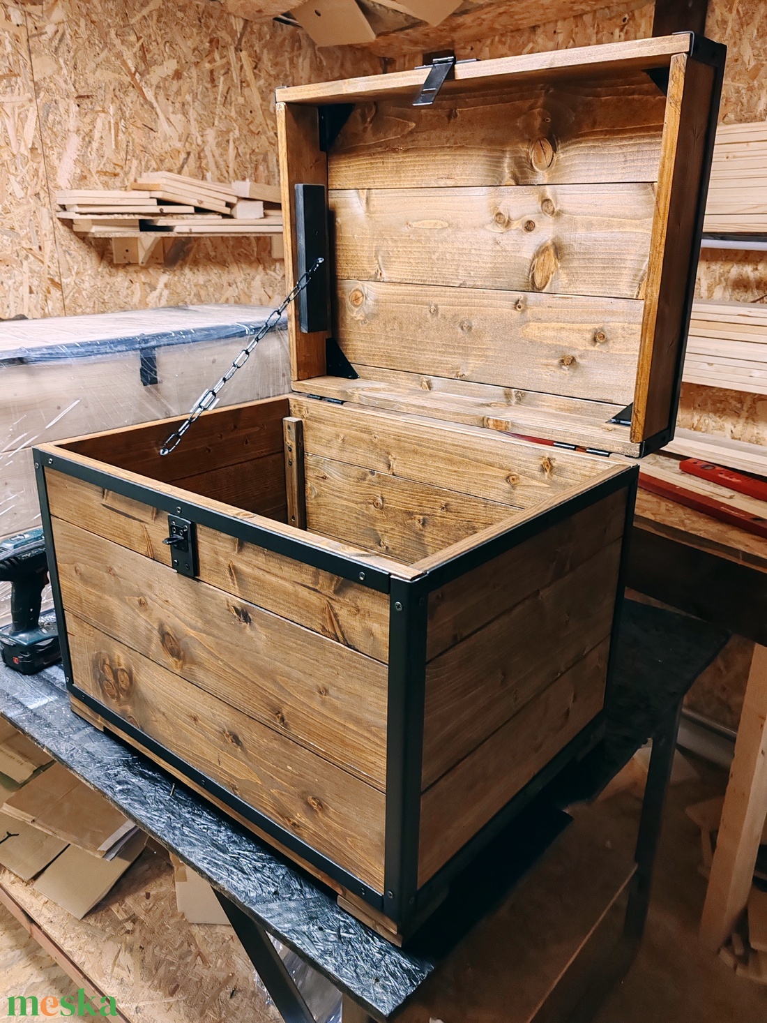 Minecraft kincses láda - otthon & életmód - tárolás & rendszerezés - láda - Meska.hu