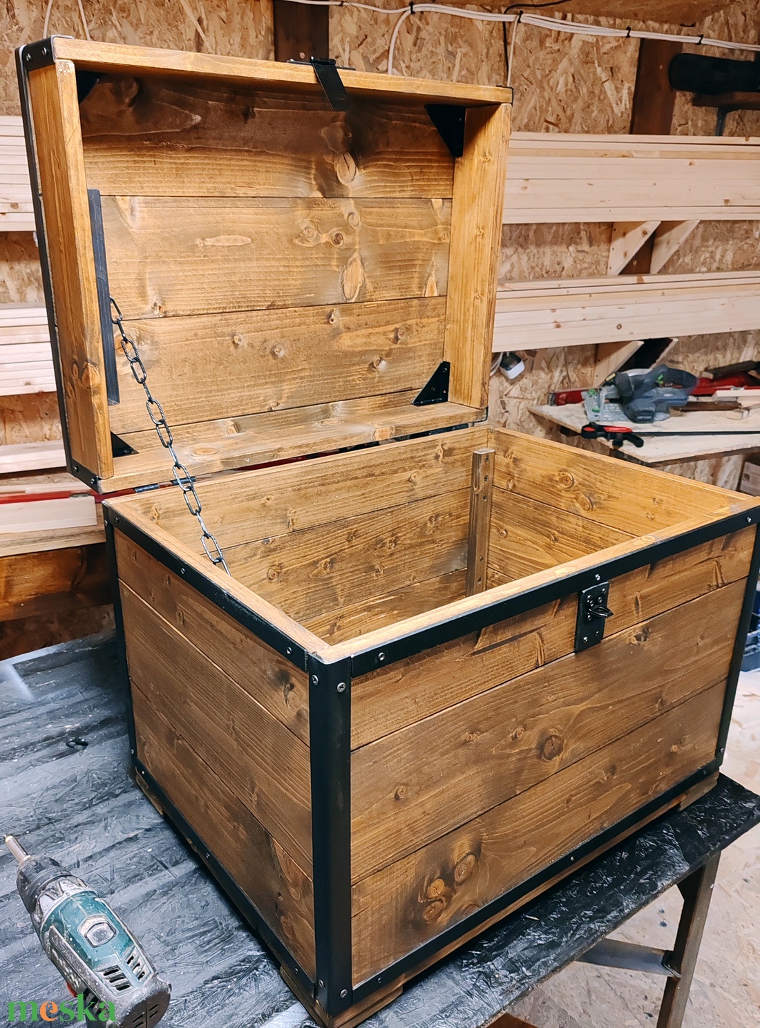 Minecraft kincses láda - otthon & életmód - tárolás & rendszerezés - láda - Meska.hu