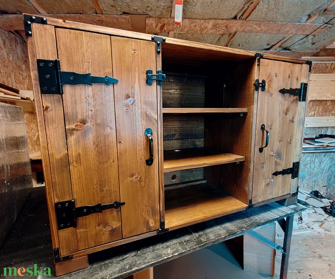 Rusztikus tv szekrény, komód  - otthon & életmód - bútor - szekrény - Meska.hu