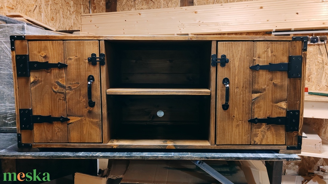 Rusztikus tv szekrény, komód - otthon & életmód - bútor - szekrény - Meska.hu