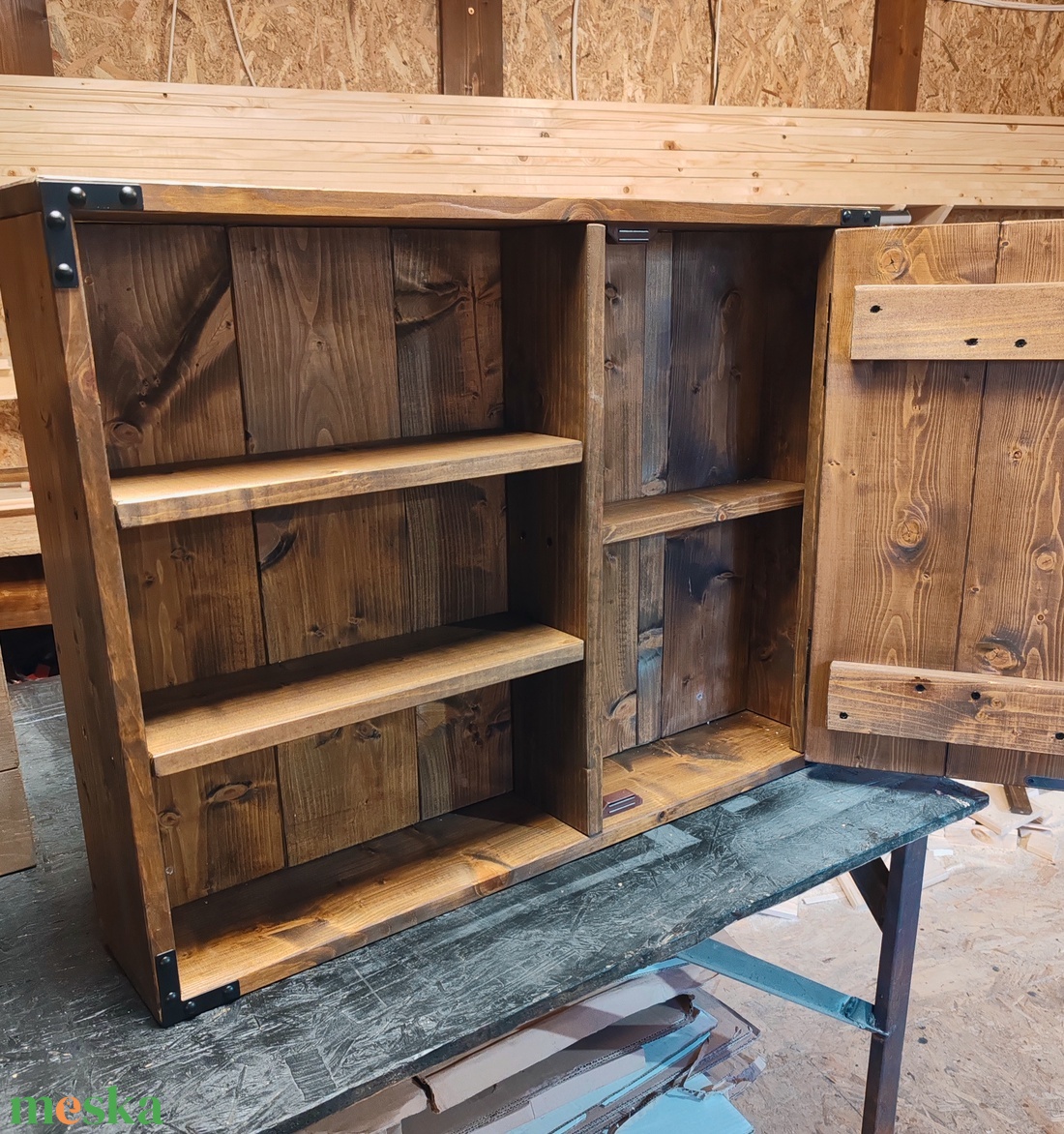 Rusztikus fali szekrény - otthon & életmód - bútor - szekrény - Meska.hu