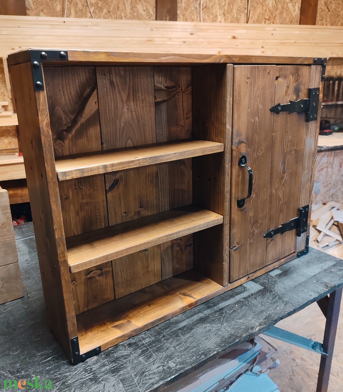 Rusztikus fali szekrény - otthon & életmód - bútor - szekrény - Meska.hu