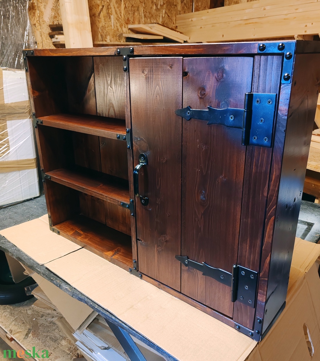 Rusztikus fali szekrény  - otthon & életmód - bútor - szekrény - Meska.hu