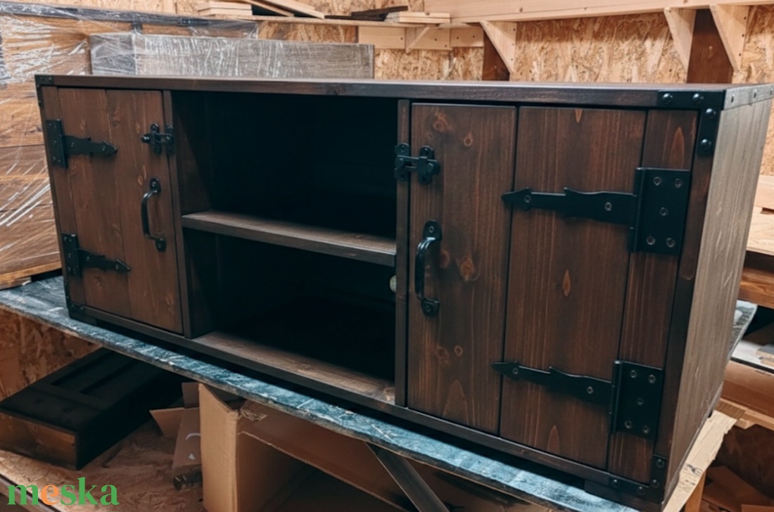 Rusztikus tv szekrény,  - otthon & életmód - bútor - szekrény - Meska.hu