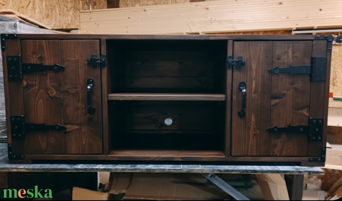 Rusztikus tv szekrény,  - otthon & életmód - bútor - szekrény - Meska.hu