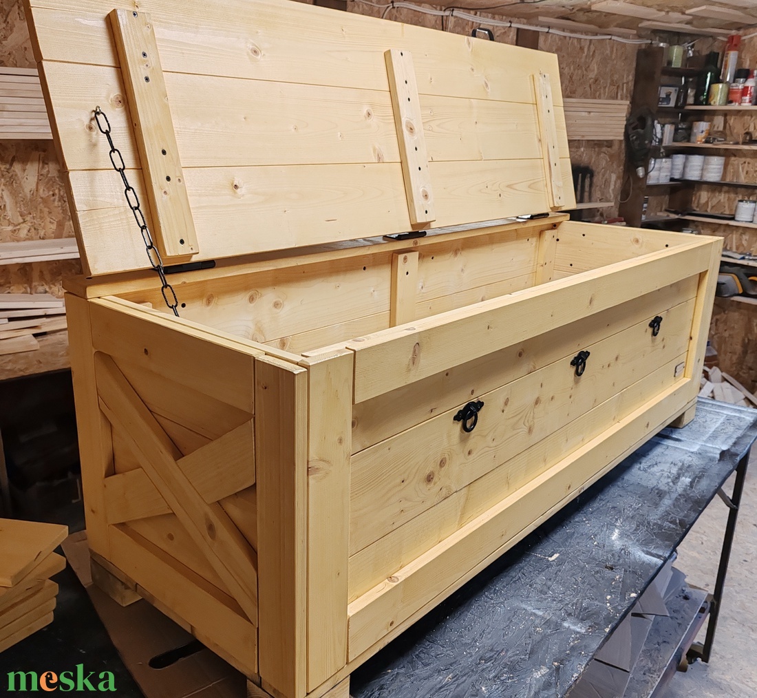 Tároló láda - FARMHOUSE X - otthon & életmód - tárolás & rendszerezés - láda - Meska.hu