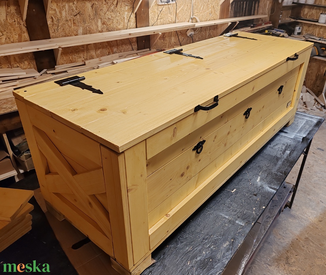 Tároló láda - FARMHOUSE X - otthon & életmód - tárolás & rendszerezés - láda - Meska.hu