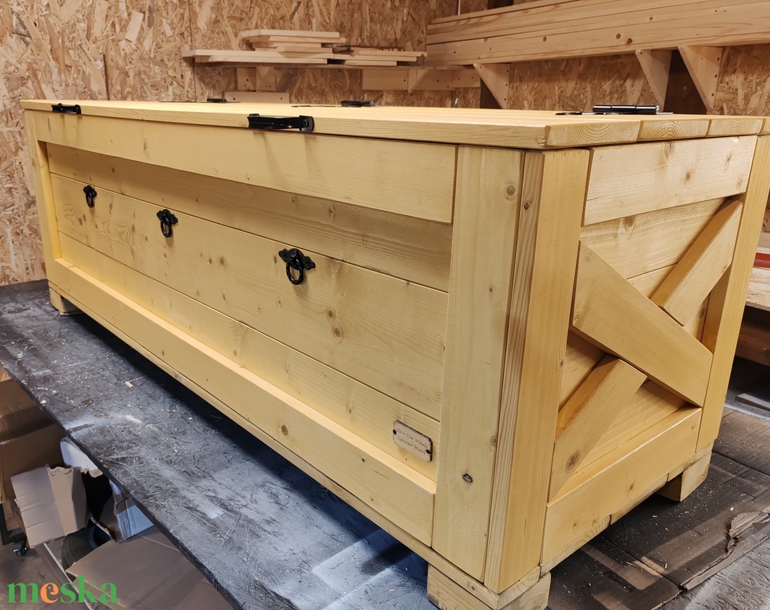 Tároló láda - FARMHOUSE X - otthon & életmód - tárolás & rendszerezés - láda - Meska.hu