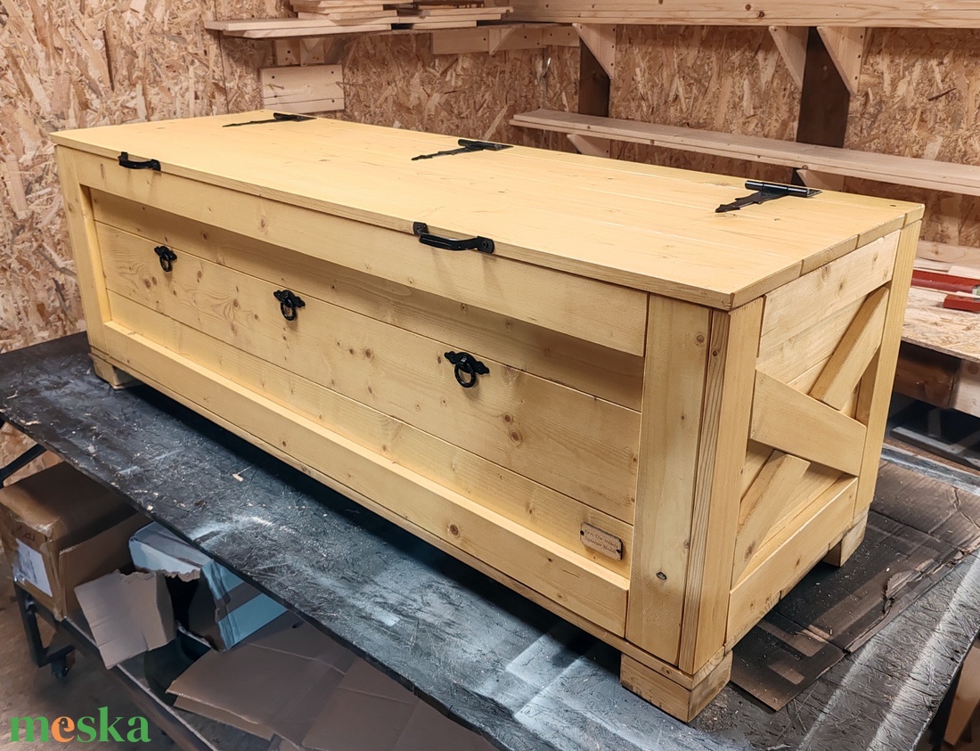 Tároló láda - FARMHOUSE X - otthon & életmód - tárolás & rendszerezés - láda - Meska.hu