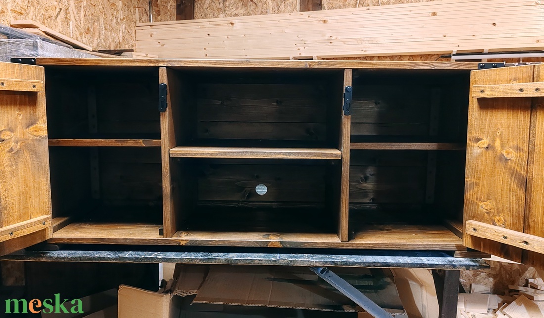 Rusztikus stílusú Tv tartó szekrény - otthon & életmód - bútor - szekrény - Meska.hu