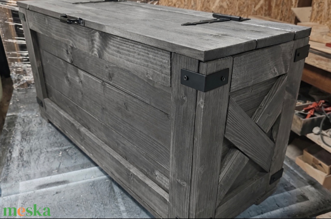 Tároló láda, kincsesláda - FARMHOUSE X - otthon & életmód - tárolás & rendszerezés - láda - Meska.hu