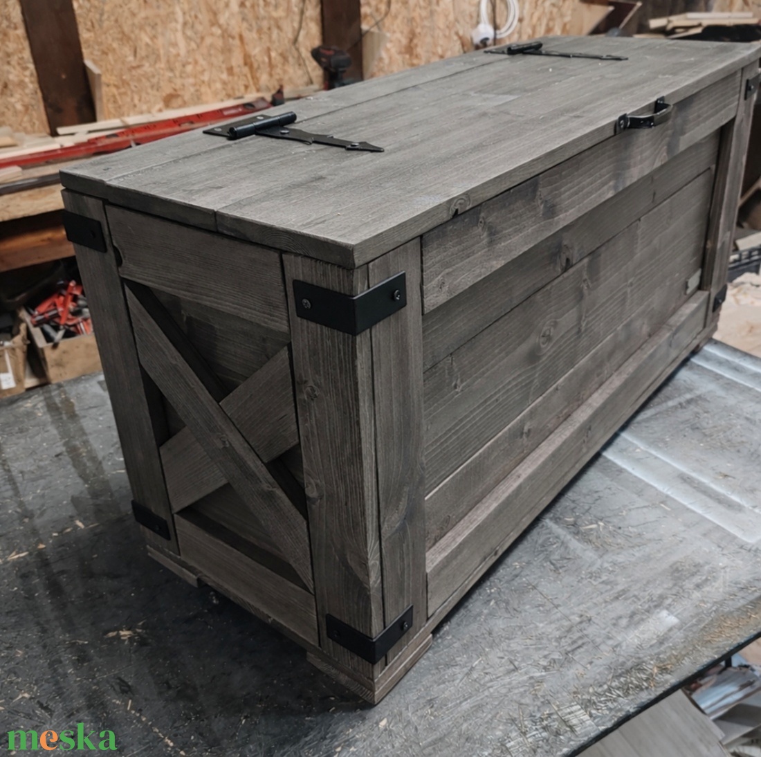 Tároló láda, kincsesláda - FARMHOUSE X - otthon & életmód - tárolás & rendszerezés - láda - Meska.hu