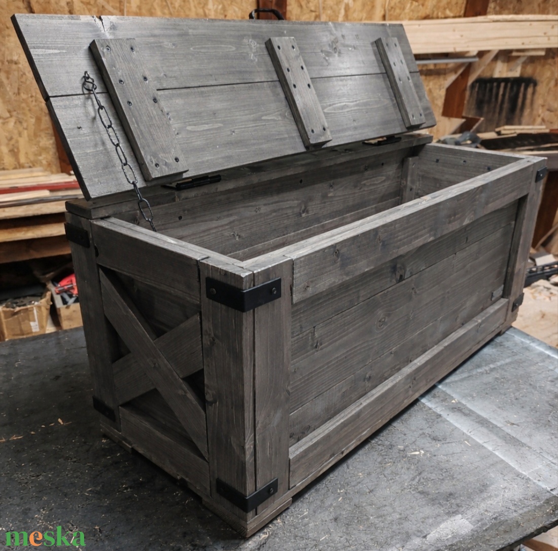 Tároló láda, kincsesláda - FARMHOUSE X - otthon & életmód - tárolás & rendszerezés - láda - Meska.hu