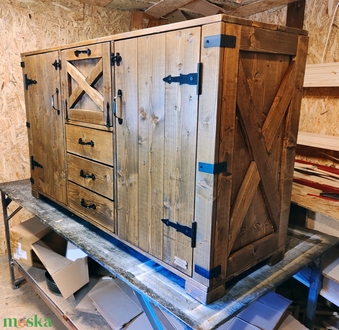 Rusztikus komód - Farmhouse x modell - otthon & életmód - bútor - komód - Meska.hu