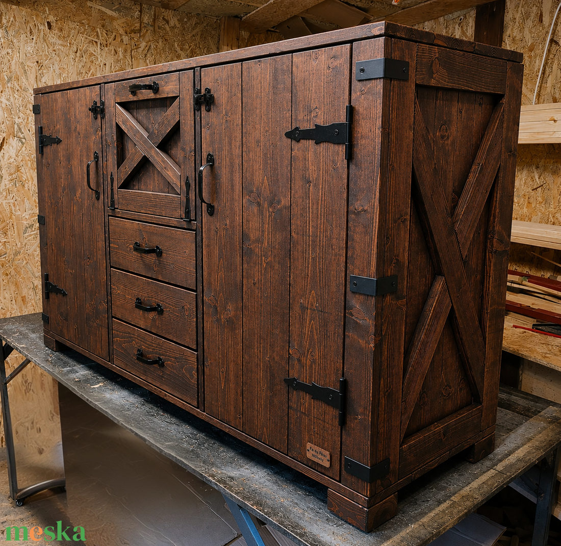 Rusztikus komód -Farmhouse x - otthon & életmód - bútor - komód - Meska.hu