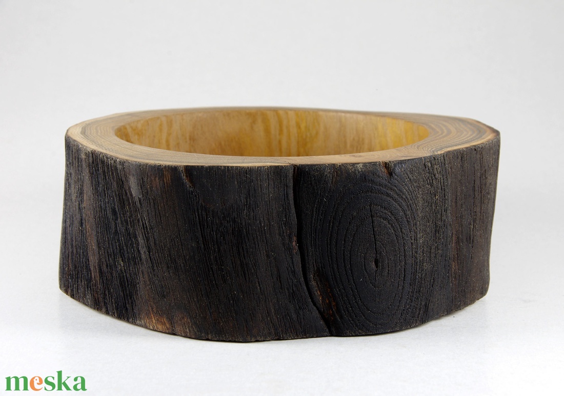 Két világ - Egyedi kézműves kínálótál akácfából - otthon & életmód - dekoráció - asztal és polc dekoráció - asztaldísz - Meska.hu