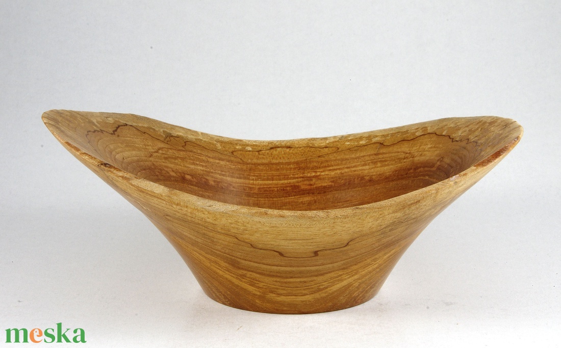 Öreg cseresznye - Egyedi, kézműves kínálótál cseresznye fából - otthon & életmód - dekoráció - asztal és polc dekoráció - asztaldísz - Meska.hu