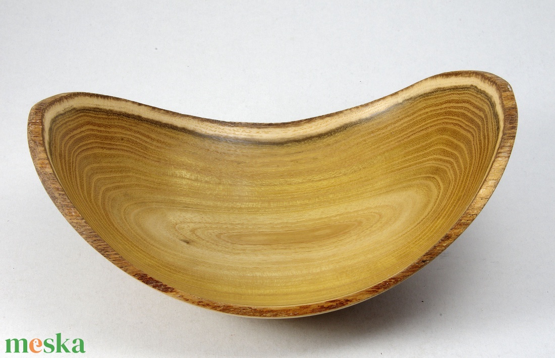 Füles - Egyedi, kézműves kínálótál akácfából - otthon & életmód - dekoráció - asztal és polc dekoráció - asztaldísz - Meska.hu