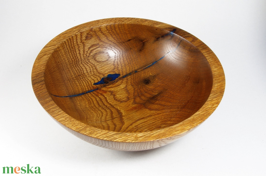 Rusztikusz modernikusz - Egyedi, kézműves kínálótál tölgyfából - otthon & életmód - dekoráció - asztal és polc dekoráció - asztaldísz - Meska.hu