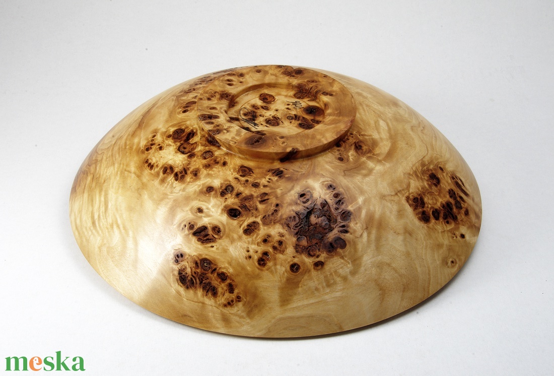 Csomoros- Egyedi, kézműves kínálótál nyárfából - otthon & életmód - dekoráció - asztal és polc dekoráció - asztaldísz - Meska.hu