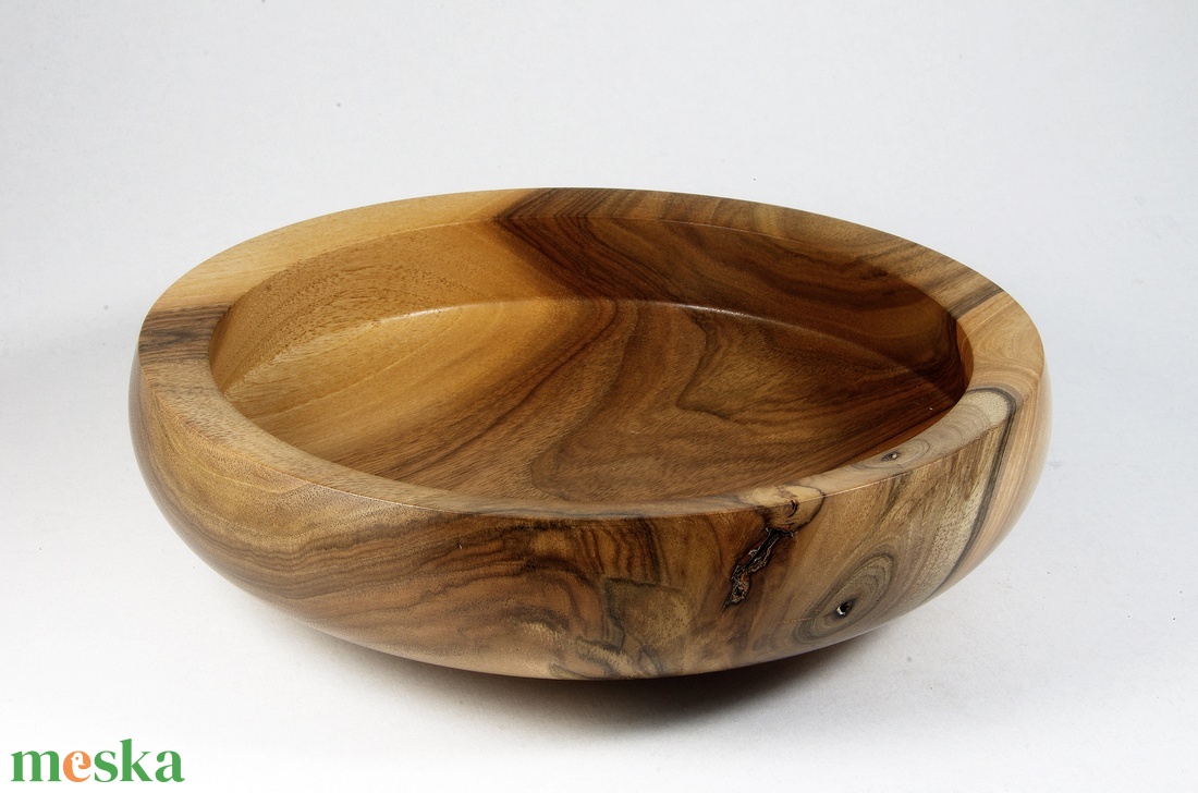 Minimál dió - Egyedi, kézműves kínáló diófából - otthon & életmód - dekoráció - asztal és polc dekoráció - asztaldísz - Meska.hu