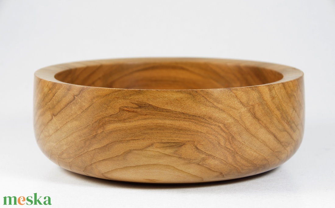 Selymes - Egyedi kézműves tálka vadmeggyfából - otthon & életmód - dekoráció - asztal és polc dekoráció - asztaldísz - Meska.hu